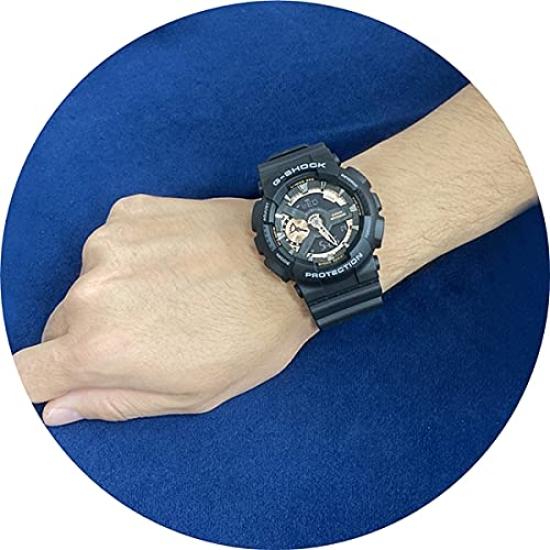 [Casio] CASIO G-Shock G-Shock Overseas Model Waterproof Black Gold Black X Rose Gold GA-110RG-1A Watch