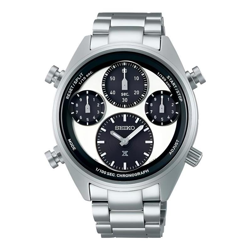 

SEIKO 100 meters waterproof Automatic Steel Strap 42.5mm men s watch gray dial SFJ001P1