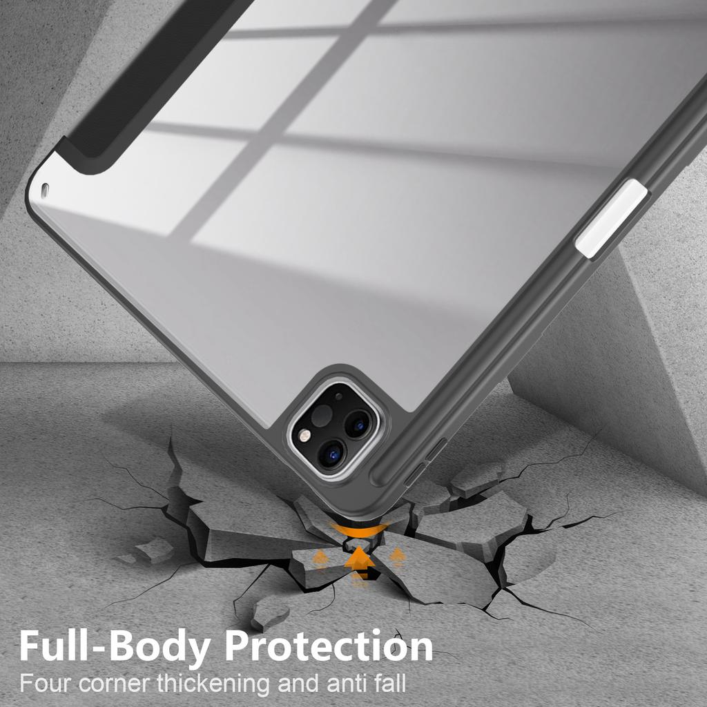 Leather Case Tri-Fold Stand For iPad Air 11 (2025)/(2024)/Air (2022)/(2020)/Pro 11 (2022)/(2021)/(2020)/(2018)