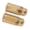 2 Pcs Lot TC4 Titanium Alloy Mountain Road Bike Valve Cap for Inner Tube Gas Nozzle (Gold)
