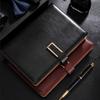 Premium A5 Faux Leather Business Notebook with Custom Logo for Office Meetings
