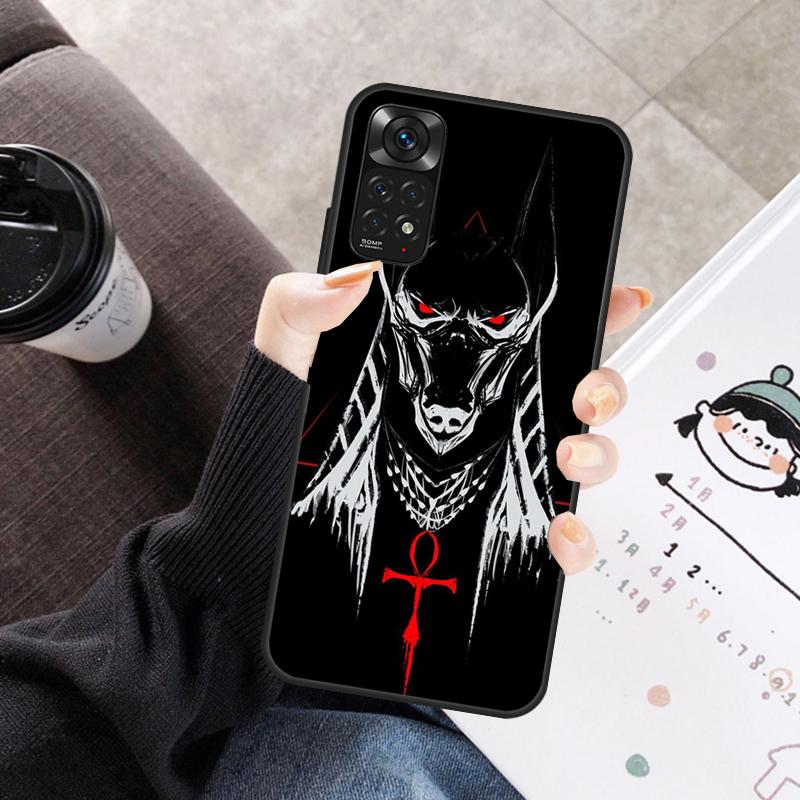 

Egypt Nefertiti Anubis Case For Xiaomi Redmi Note 11 10 9 8 12 Pro 10S 11S 12S Cover For Redmi 9 10 10A 9C 10C 12C Redmi Note 9 Pro