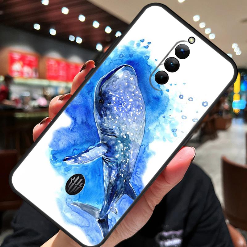 Whale Sharks Fish Case For ZTE Nubia Red Magic 10 Air 7 6S 7S Pro Red Magic 11 10 9 8 8S 9S 10S Pro Plus Cover