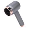 Cordless Ionic Hair Dryer Portable Stylish Hot Cold Wind Blow Dryer for Home and Travel Dark Gray