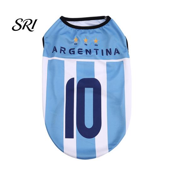Ademend Huisdier Shirt Voetbalshirt Hond T-shirt Tanktop Mouwloos Zomer Voetbal Mesh Kleding Speldag Outfit voor Kleine Middelgrote Grote Honden