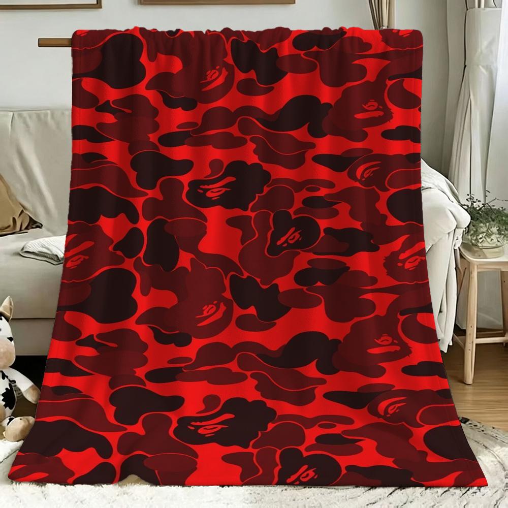 Streetwear Pop Art Collage Blanket Blanket Suitable For All Seasons Nap Blanket Machine Washable Digital Printing