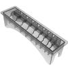 Barber Comb Holder Plastic Guide Comb Storage Box Easy Carry Compartment Design Clean Hair Tools Organizer Case for Barbershop