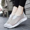 Shoes Women's Walking Shoes Lightweight Mesh Hollow Breathable Women's Shallow Mouth Casual Mother Shoes Single Mesh Shoes Summer