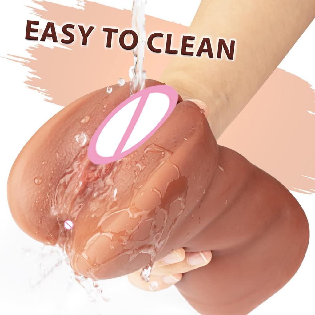 Realistic Vagina Lifelike Artiflcial Vaginal Anal Adult For Men Soft Pocket Pussy Male Blowjob Sex Toys Masturbator Cup Sex Doll