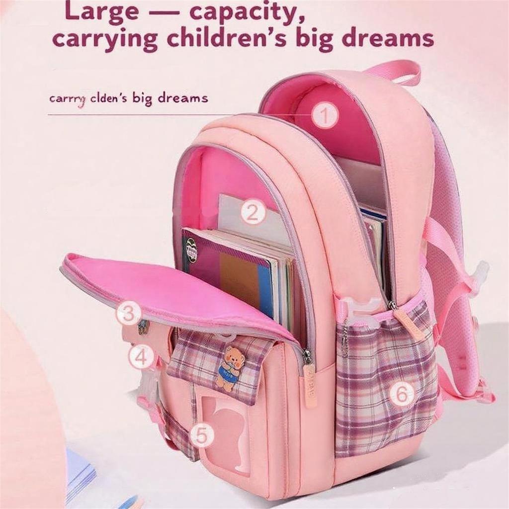 Girl Backpack, Lightweight Children's Backpack, School Backpack, Elementary School Backpack, 6-14 Years Old