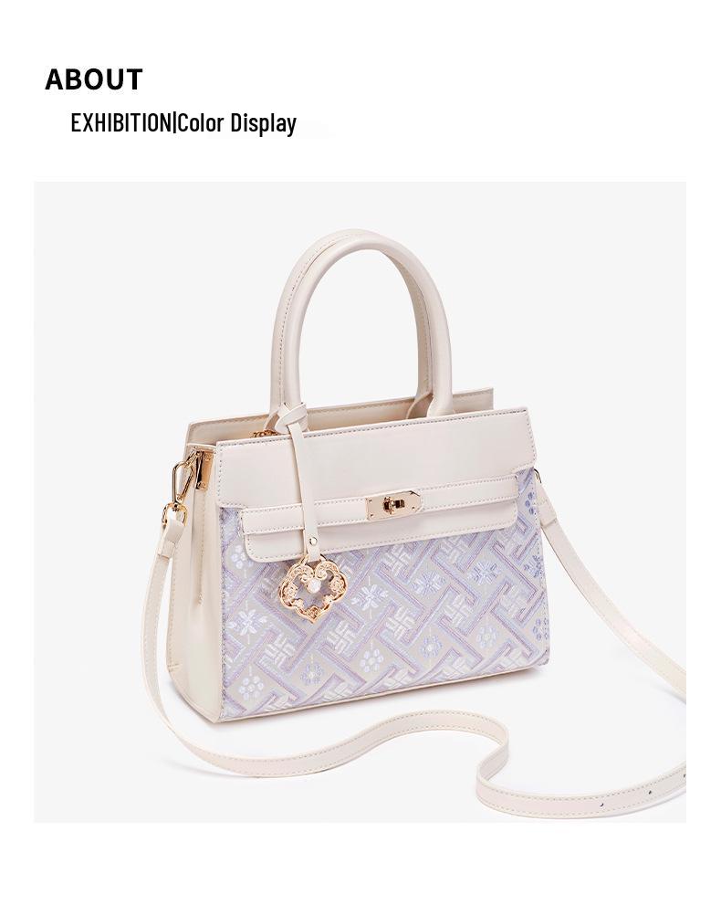Guangxi Zhuang Brocade Heritage Women's Large-Capacity Handbag 2026—High-End Shoulder & Crossbody Bag