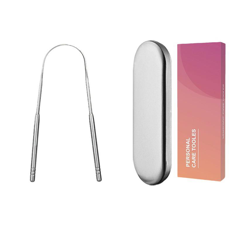 

Stainless Steel Tongue U Scraper Professional Eliminate Bad Breath Oral Hygiene Care Tools