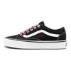 Vans Old Skool Tapered Canvas Colorful Laces Casual Durable Lightweight Breathable Low Top Skate Shoes Unisex sneaker Black White VN0A54F49Y4