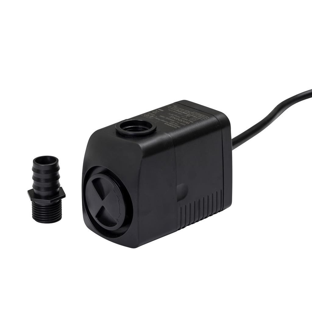 Bomba de Jardim Takasho Mermaid 1000 (PTM-1000) Preto, Iluminação Externa/Indireta, À Prova d'Água, Resina ABS, para Uso Interno