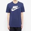 Nike T Shirts Men's Crew Neck Moderate Straight Fit AR5004-411