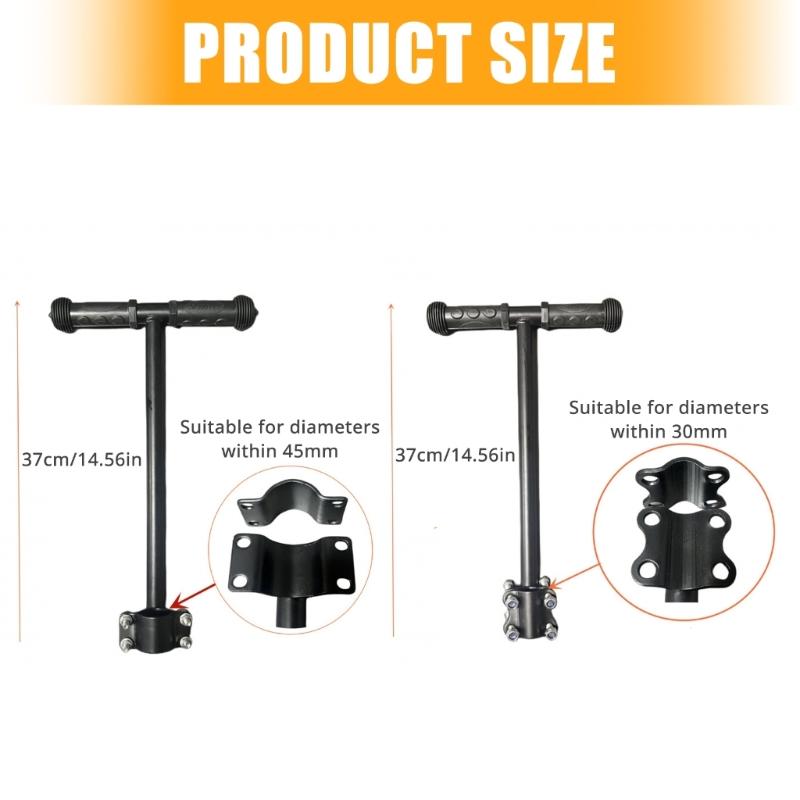Einfach zu installierende Kinderwagen-Lenkerverlängerung Erhöht den Komfort Geeignet für 30 mm/45 mm Innendurchmesser für Outdoor-Aktivitäten