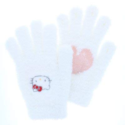 

[Sanrio] Перчатки Hello Kitty Ubidel Free White