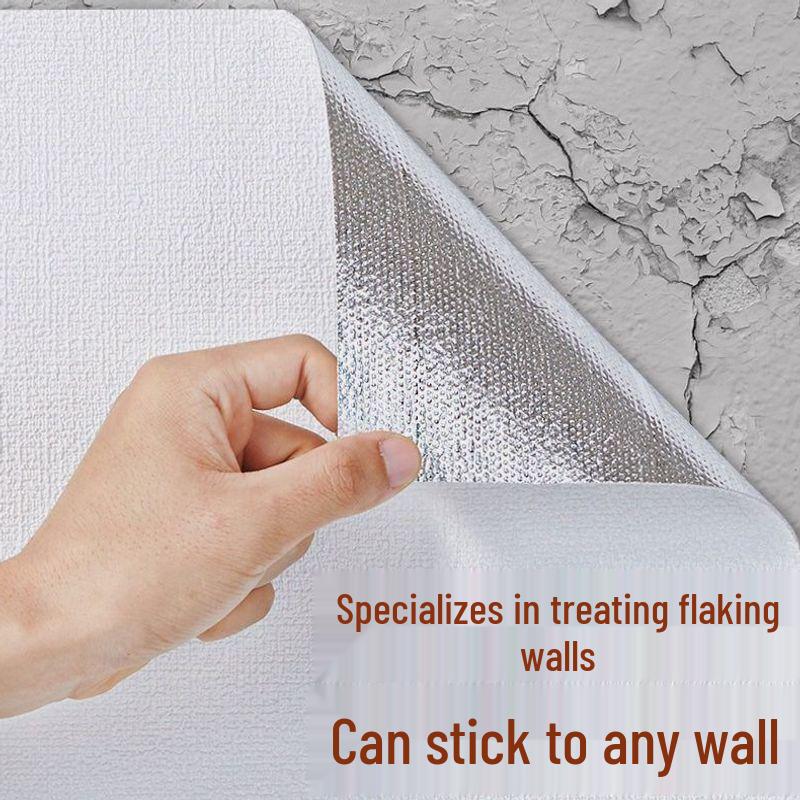 3D Waterproof Self-Adhesive Coarse Peel Wallpaper for Bathrooms, Bedrooms, Kitchens - Mold & Oil-Proof, Moisture Resistant.