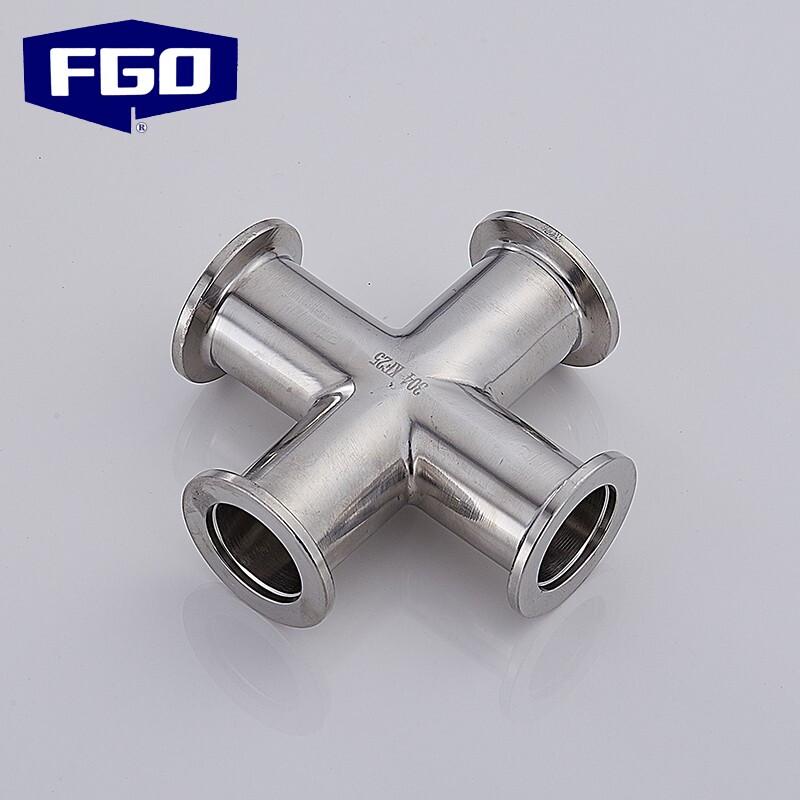 FGO KF25 Acero Inoxidable 304 Accesorios Cruzados de Vacío