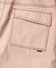 YESEYESEE Contrast Stitch Cargo Shorts Coral
