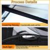 New Car Tailgate Screen, Anti-Mosquito and Anti-Insect Mesh Pocket, Ventilation Trunk Mesh Cover, Outdoor Camping Supplies