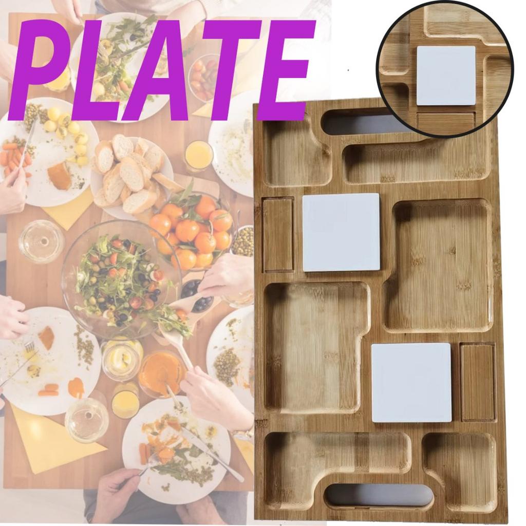 Tagliere Per Salumi E Formaggi In Bambù - Set Pieghevole Con Coltelli, Ideale Per Regali E Feste - Foto 8