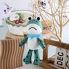 Stuffed Doll Red Scarf Frog Plush Pendant Cartoon Frog Frog Plush Keyring   Birthday Gifts