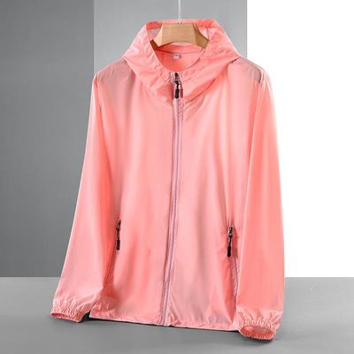 Summer Sun Protection Clothing Men Women Ultrathin Plus Size Sunscreen Jacket Couple's Quick-Drying Coat