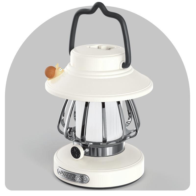 Camping Lamp Retro Camping Lamp Rechargeable Portable Camping Lamp Atmosphere Lamp