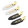 4PCS Hair Clips No Crease Metal Hair Pins Clamps Snap Barrettes for Girls Women Makeup & Hair Styling Accessories