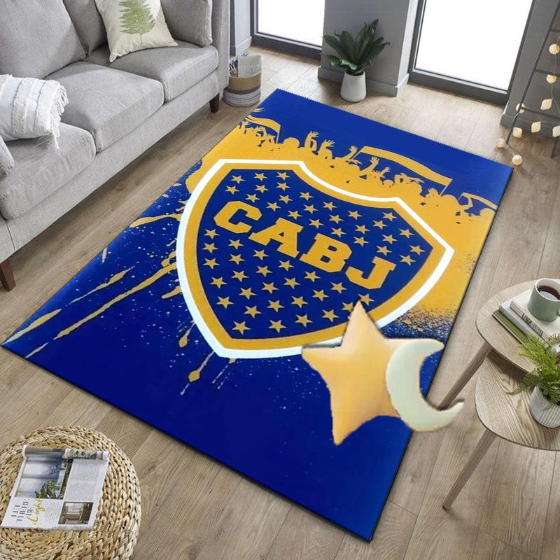 Football Club Emblem Office Rug Chair Mat, Game Carpet, Suitable for Front Door, Bedroom, Living Room, Desk, Holiday Gift