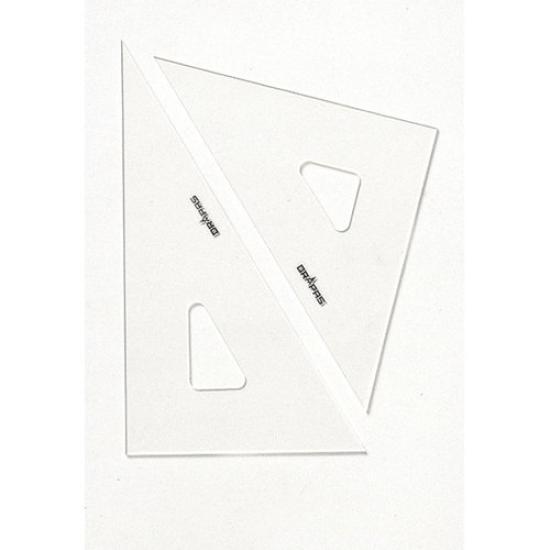 

Drapas Triangle Ruler No Scale 2MM Thickness 15cm 13021
