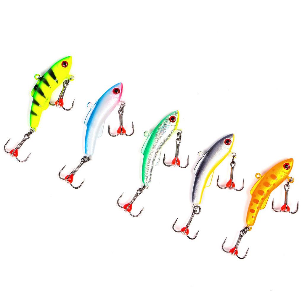 1PCS Lure Bait Outdoor Fishing Artificial Plastic Bait Ice Fishing With 3D Eyes Fishing Supplies Fishing Tackle 4\.3CM/5CM/5\.5CM