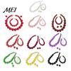 Faux Pearl Earrings Set 3Pcs/Set Imitation Pearls Jewelry Set, Adjustable Length Choker Necklace with Ear Studs And Bracelet, for Weddings Banquets