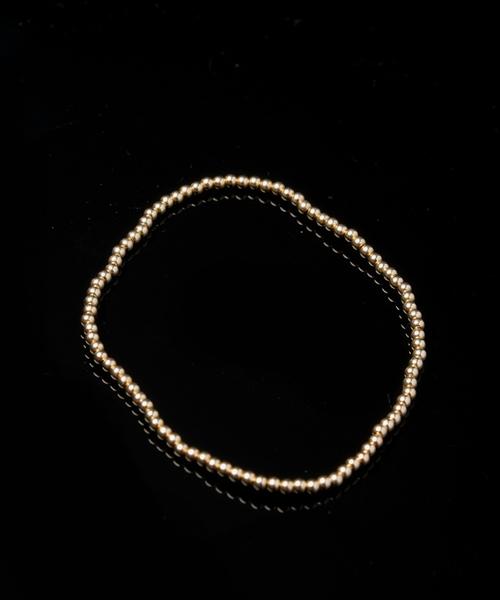Bonbeau 2Mm Silver Gold Ball Daily Simple Bracelet 925 Silver Ball Bracelet 2Mm