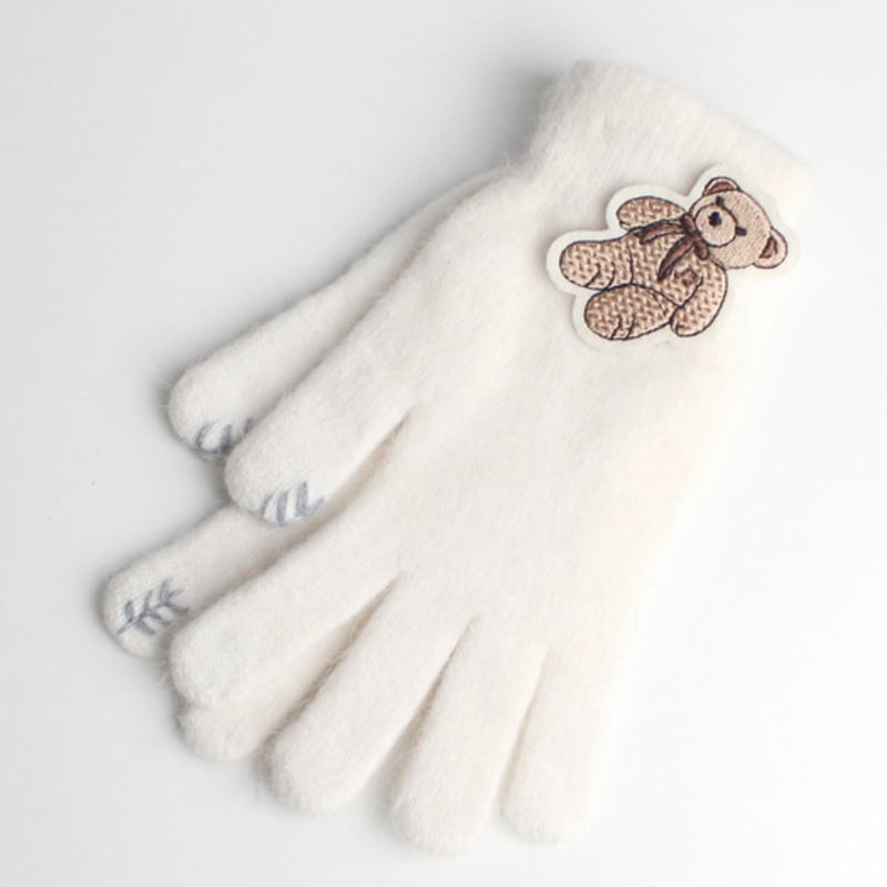 RACOHA Smartphone Gloves_Softy Co Angora Glove