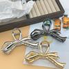 New Women Elegant Gold Silver Hollow Geometric Metal Hair Claw Vintage Hair Clip Hairpin Barrette Fashion Girls Hair Accessories