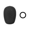 Aircraft Communication Microphone Boom Cover Set with Silicone Rings Accessory for Listed Aviation Model Mic Replacement Use