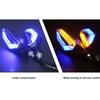 A Pair of Universal LED Motorcycle Turn Signal Light 12V IPX-6 Waterproof Daytime Running Lights Indicator Blinker Lamp