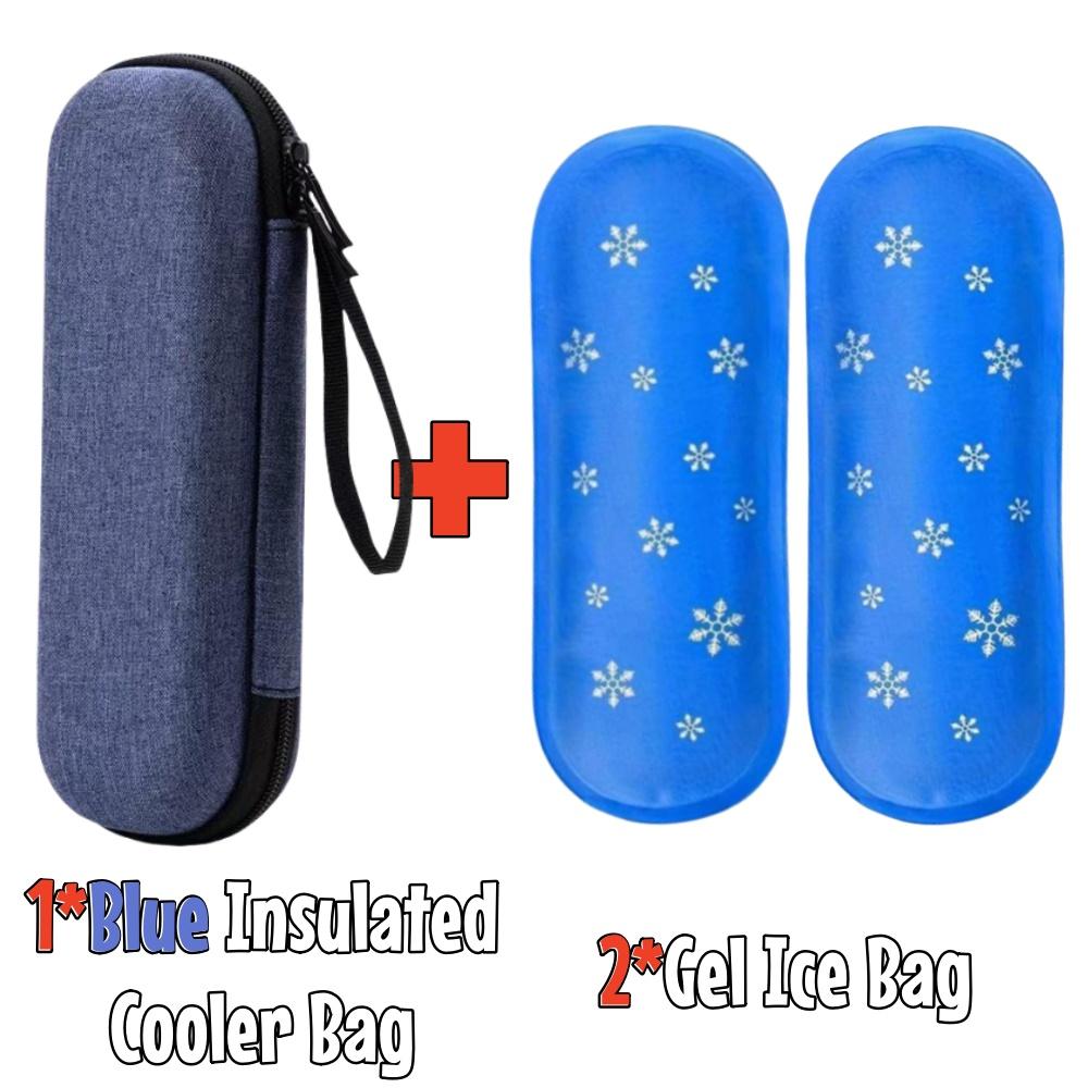 Portable Insulated Insulin Cooling Bag Cooling Packs, Insulated Insulin Case, Lightweight Zipper Design, Travel Storage Bag