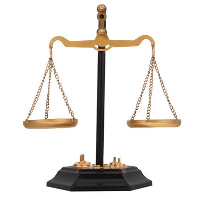 Metal Libra Scale Decor Metal Balance Scale Nament Table Decor Home Figurine Statue Retro Miniature Collection Office Scales