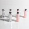 2.5g Mini Empty Lipstick Tube, Transparent Silver Powder Lip Balm Container, Cosmetic Packaging for DIY Lip Gloss