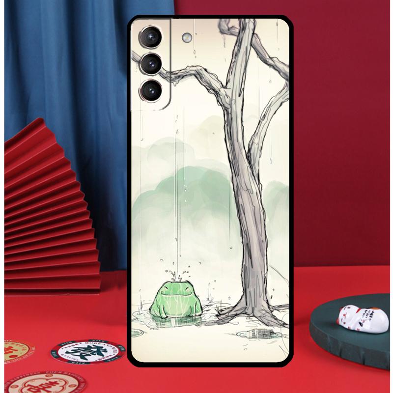 Kawaii Frosch Handyhülle Für Samsung Galaxy S24 Ultra S9 S10 S20 FE S21 S22 S23 Plus S25 Ultra Rückseite