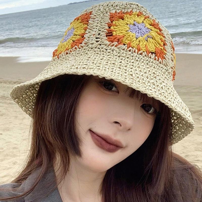 Summer Women Hats Wide Brim Sunscreen Fisherman Hat Supplies Lovely Bucket Hat