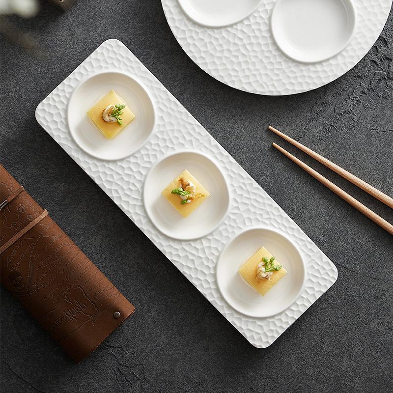 Ceramic Dim Sum Plate Creative Featured El Restaurant Appetizer Cold Dish Plate Lemon Dish Molecular Tableware