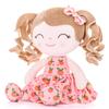 Baby Dolls Soft Plush Fruit Toys Ideal for Baby's first Birthday Gift 30cm Orange