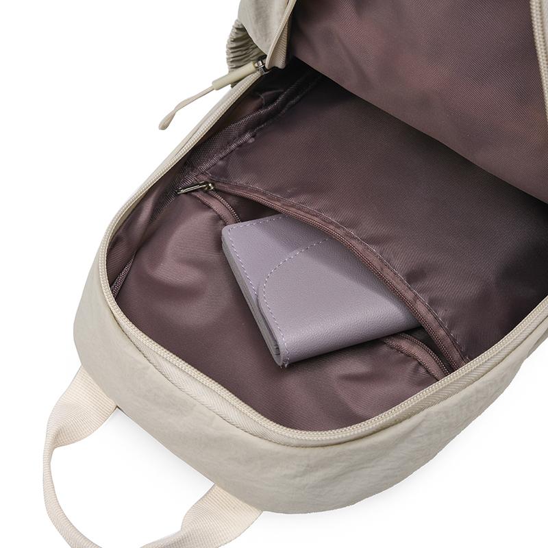 Plecak Podróżny Jednokolorowy Lekki o Dużej Pojemności Wielofunkcyjna Torba na Piersi Torba Crossbody dla Dojeżdżających