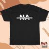 Negative Approach Logotyp Herr Svart/Grå/Vit/Marinblå T-shirt Skickas från USA Unisex T-shirt