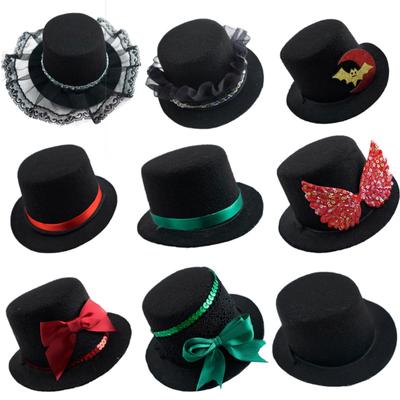 Pet Graduation Caps For Dogs Pet Hat Fashion Decorative Top Hats Gentleman Dog Cat Cap Cat Dog Cowboys Shirt Birthday Party Hat