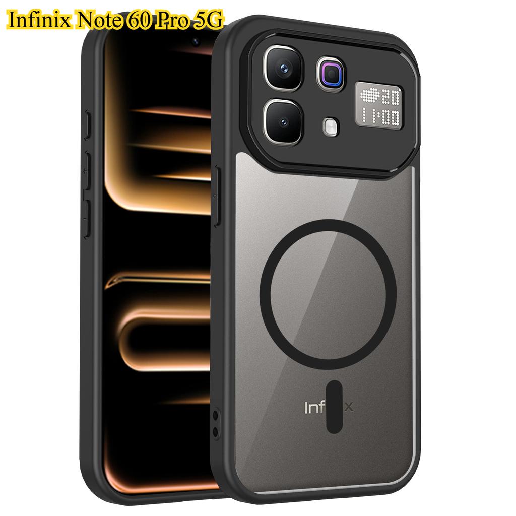 For Infinix Note 60 5G/60 Pro Case Premium High-Transparency 2-in-1 Magnetic Shockproof Cover For Infinix Note 60 Pro Funda